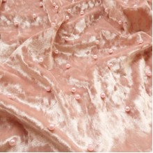 Бархат мраморный с жемчугом